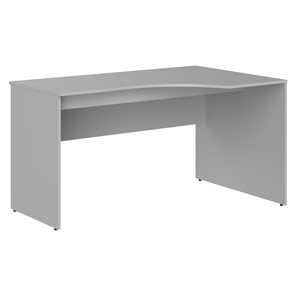 Офисный стол SIMPLE SET-1600 R правый 1600х900х760 серый в Пскове