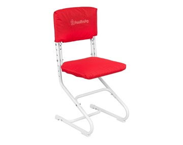 Комплект чехлов на спинку и сиденье стула СУТ.01.040-01 Красный, ткань Оксфорд в Пскове