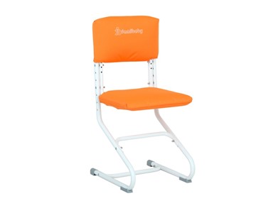 Комплект чехлов на спинку и сиденье стула СУТ.01.040-01 Оранжевый, ткань Оксфорд в Пскове