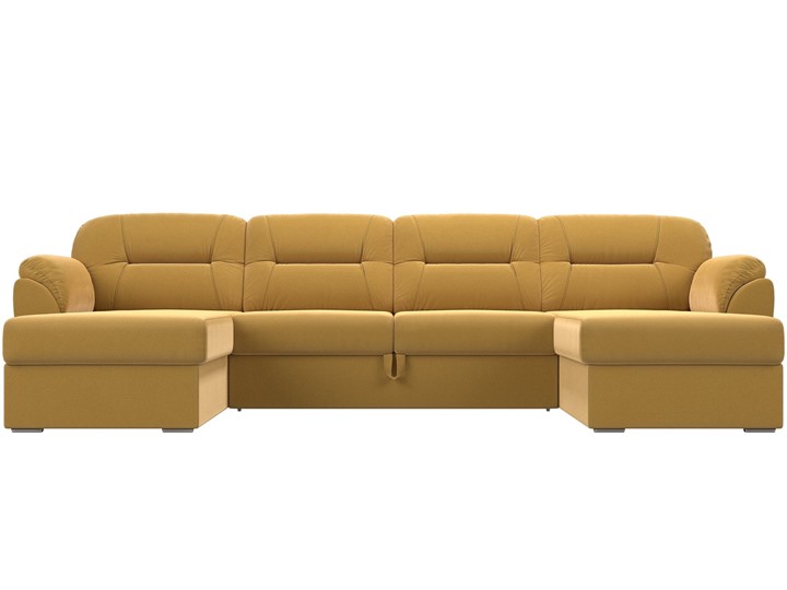П-образный диван Бостон, Желтый (микровельвет) в Пскове - изображение 3