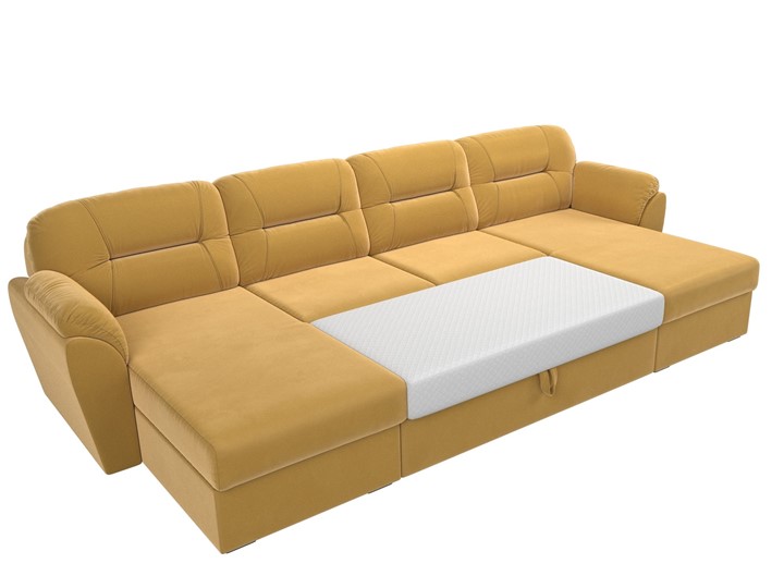 П-образный диван Бостон, Желтый (микровельвет) в Пскове - изображение 8
