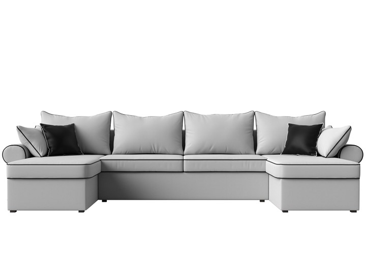 П-образный диван Элис, Белый (экокожа) в Пскове - изображение 3
