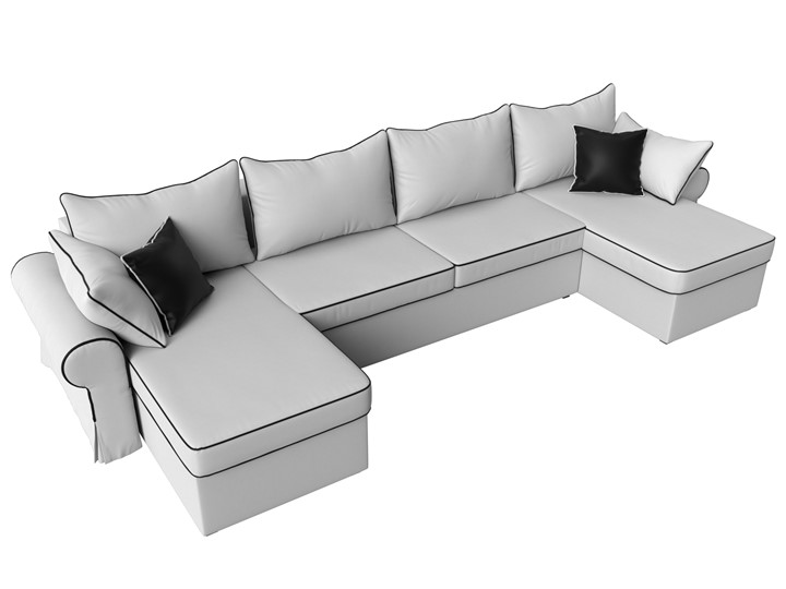 П-образный диван Элис, Белый (экокожа) в Пскове - изображение 6