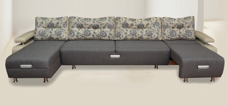 П-образный диван Престиж-15 микс в Пскове - изображение 1