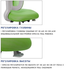 Кресло растущее Holto-22 зеленое в Пскове - предосмотр 8