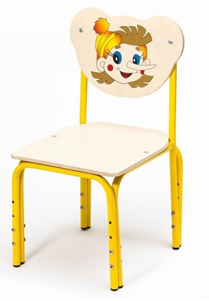 Детский растущий стул Буратино (Кузя-БР(1-3)БЖ) в Пскове - изображение