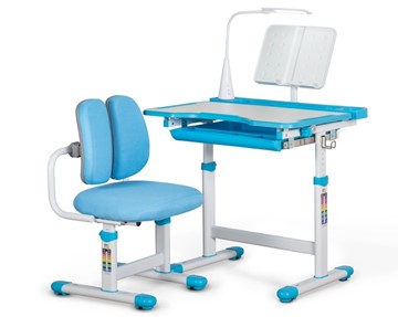 Комплект из растущего стола и кресла Mealux EVO BD-23 Blue в Пскове