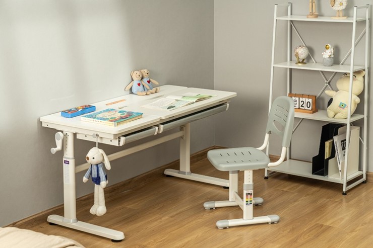 Детский стол-трансформер Iris Grey Cubby в Пскове - изображение 5